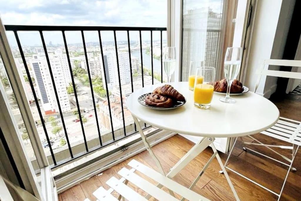 Ciel De Paris : Vue Tour Eiffel Lejlighed Choisy-le-Roi Eksteriør billede